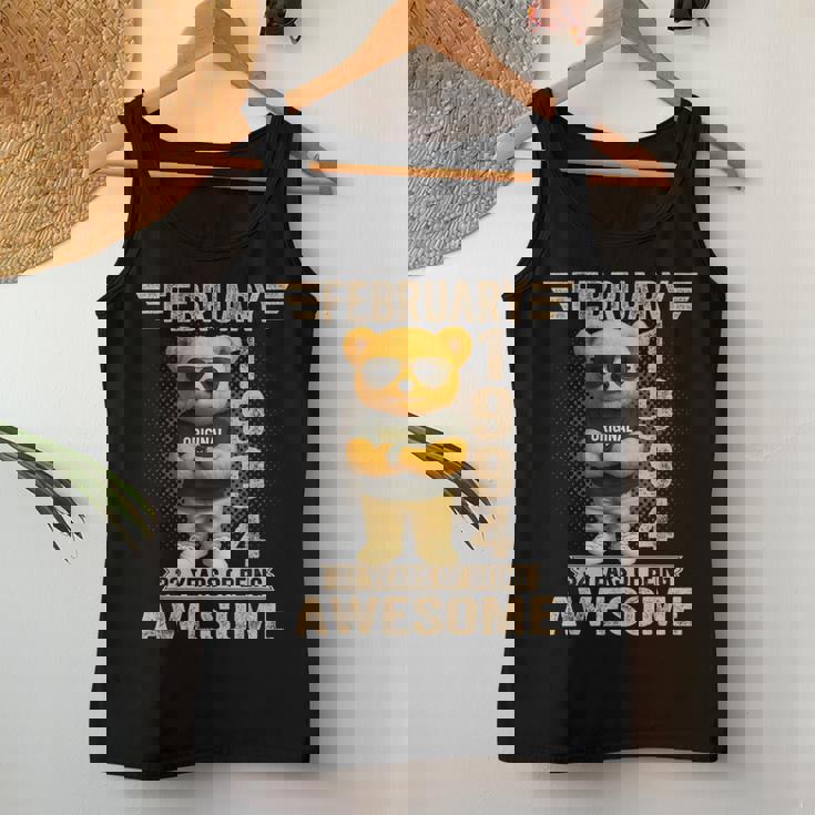 32歳 1994年2月 テディベア 32歳 誕生日 男性 女性 レディースタンクトップ 面白い贈り物