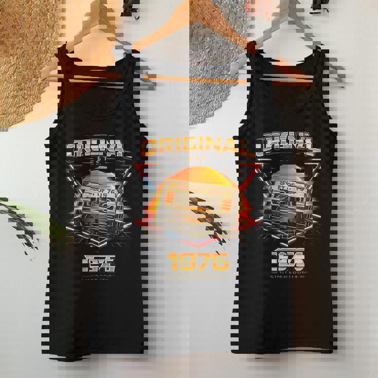 50歳 誕生日 男性女性intage 1976年1976年生まれ レトロデザインブランド レディースタンクトップ 面白い贈り物