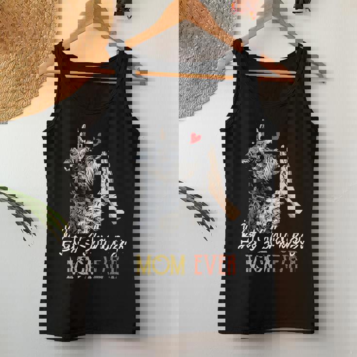 Bestchnauzer Mom Ever Dog Mama 母の日 レディースタンクトップ 面白い贈り物