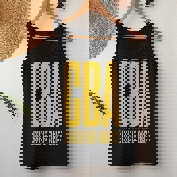 Cheese Beef Agency レディースタンクトップ 面白い贈り物