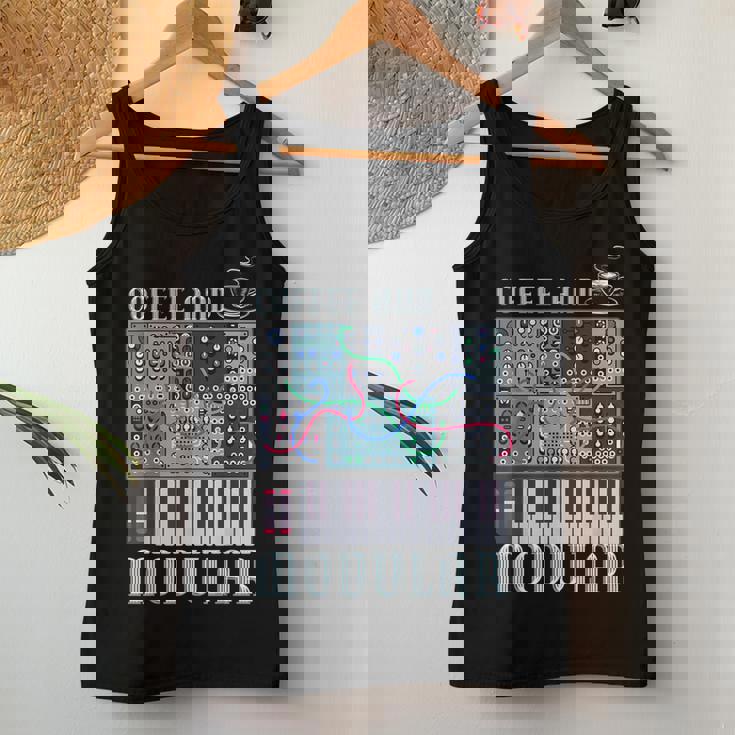 Coffee And Modular アナログシンセサイザー 波形シンセ レディースタンクトップ 面白い贈り物