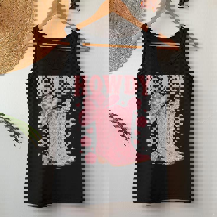 Country Girls Rodeo Woman Pink Cowgirl Howdy Women Tank Top Unique Gifts