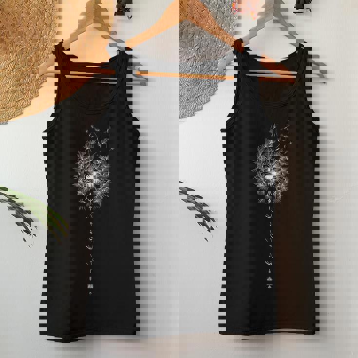 Cute Be Kind タンポポ タトゥー 矢 呼吸パターン レディースタンクトップ 面白い贈り物