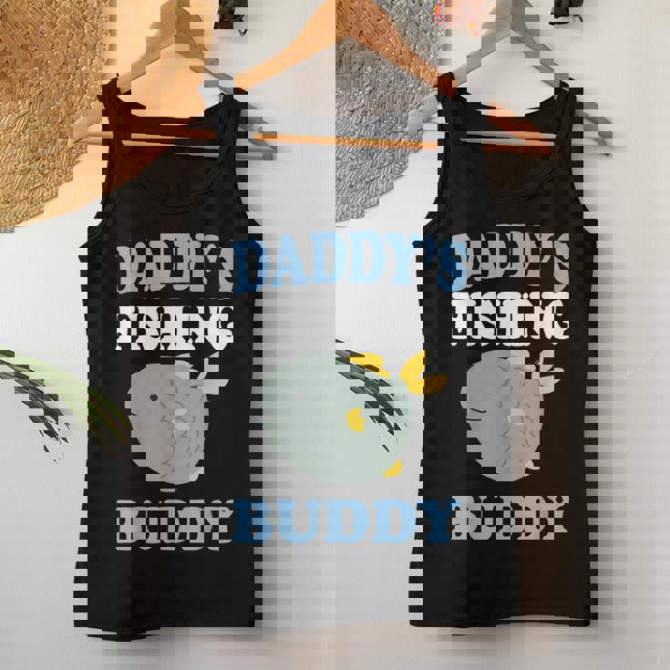 Daddy's Fishing Buddyon Daughter ギフトtシャツ レディースタンクトップ 面白い贈り物