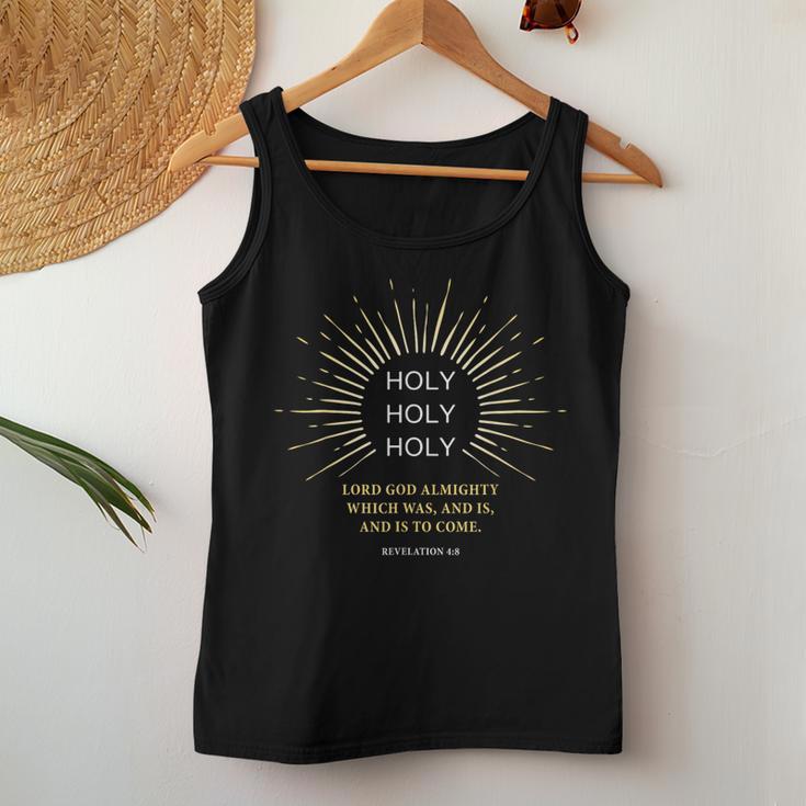 Holy Holy Holy Lord God Almighty – Christian Faitherse レディースタンクトップ 面白い贈り物
