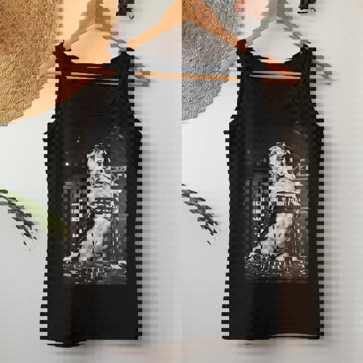 Hot Girl Edm シャツ メンズ セクシー ブロンド Dj レイブ B&W 長袖tシャツ レディースタンクトップ 面白い贈り物