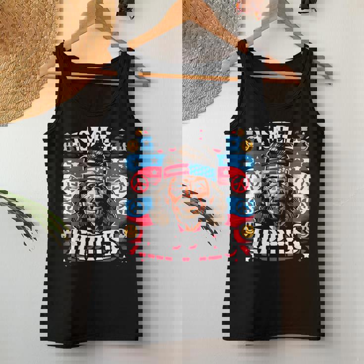 Imell Hippies Peace 4Th Of July For Hippie レディースタンクトップ 面白い贈り物