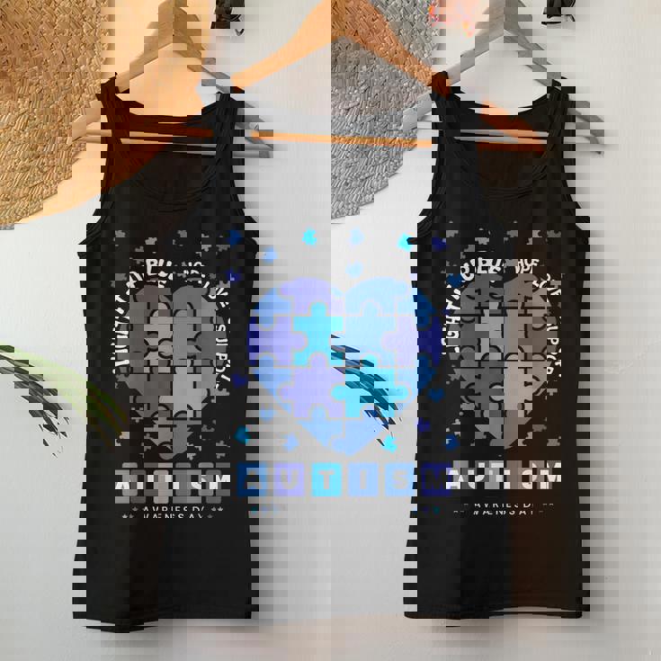 Light It Up ブルー 自閉症啓発 男性 女性 キッズ レディースタンクトップ 面白い贈り物