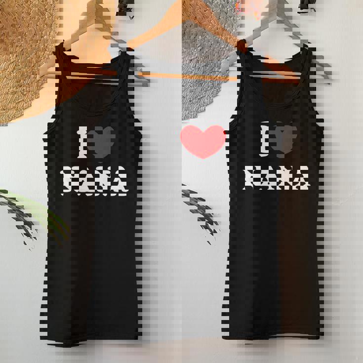 I Love Nana 私は愛する Nana レディースタンクトップ 面白い贈り物