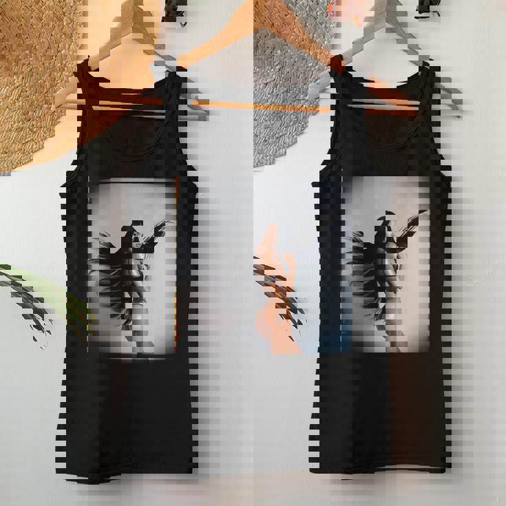 Pinup Girl 男性用 セクシーなブルネットファッションモデル 長袖tシャツ レディースタンクトップ 面白い贈り物