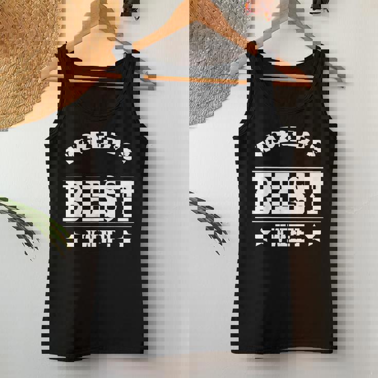 World's Best Wife 面白いウェディングギフトシャツ レディースタンクトップ 面白い贈り物