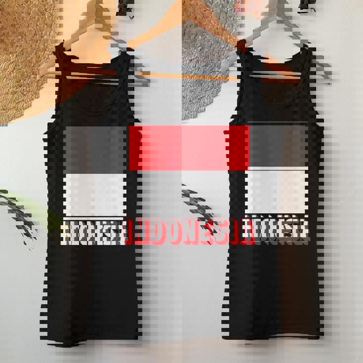 インドネシア国旗 アンティーク調 ナショナル インドネシア 男性 女性 キッズ レディースタンクトップ 面白い贈り物
