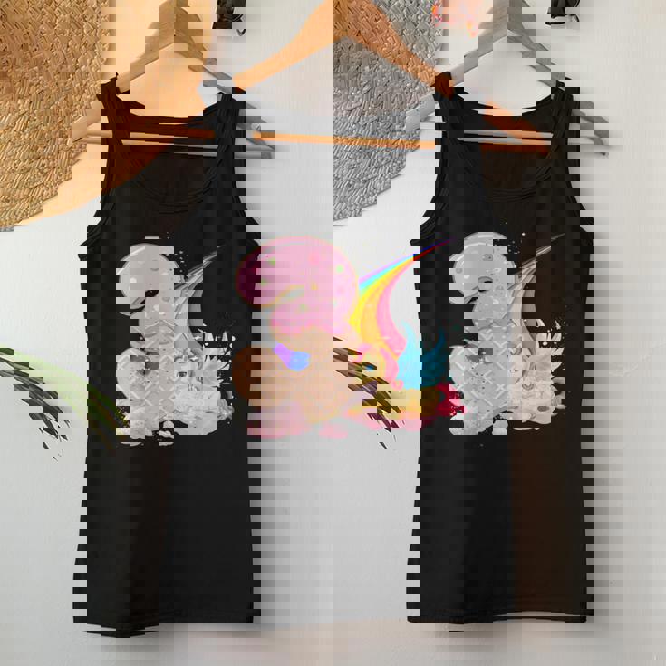 キッズ I Am 3 かわいいユニコーン 誕生日ギフト 女の子向け レディースタンクトップ 面白い贈り物