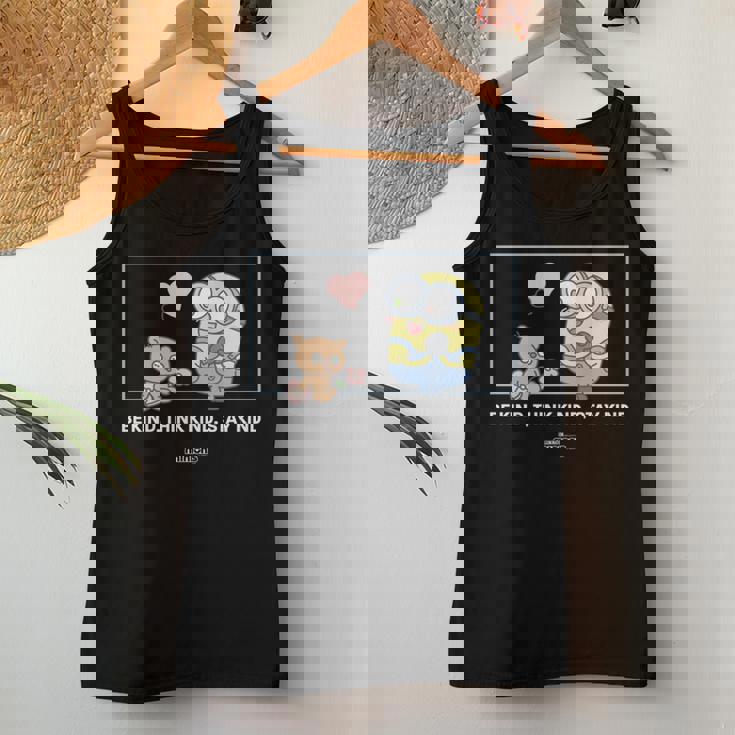 ミニオンズ ボブ&ティム Be Kind Think Kindtay Kind 長袖tシャツ レディースタンクトップ 面白い贈り物