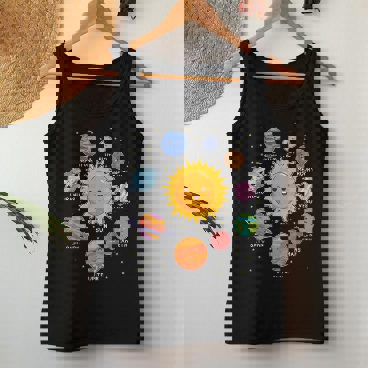 太陽系 惑星 宇宙 惑星 男の子 女の子 幼児 レディースタンクトップ 面白い贈り物