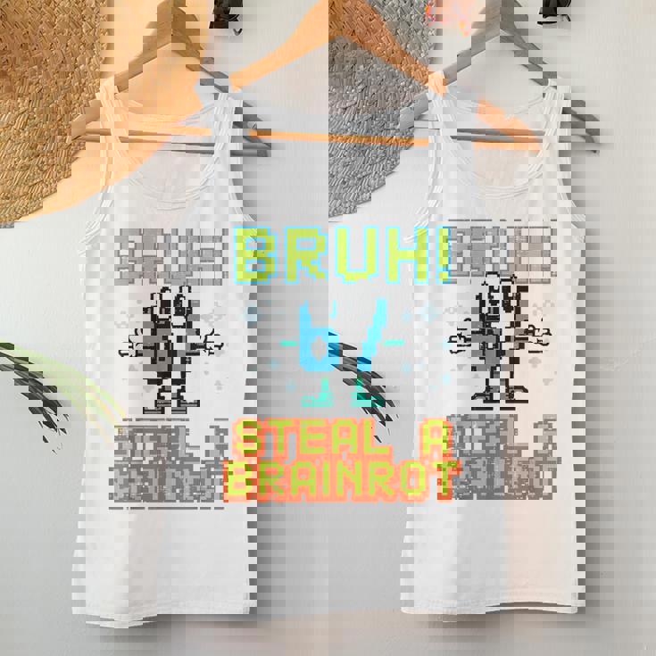67 Bruhteal A Brainrot Meme 6 7 男の子 女の子 キッズ ユース レディースタンクトップ 面白い贈り物
