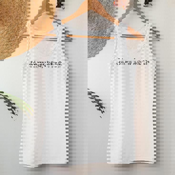 Doing My Best Ish Mental Health Sarcastic Mom Womens Women Tank Top Unique Gifts