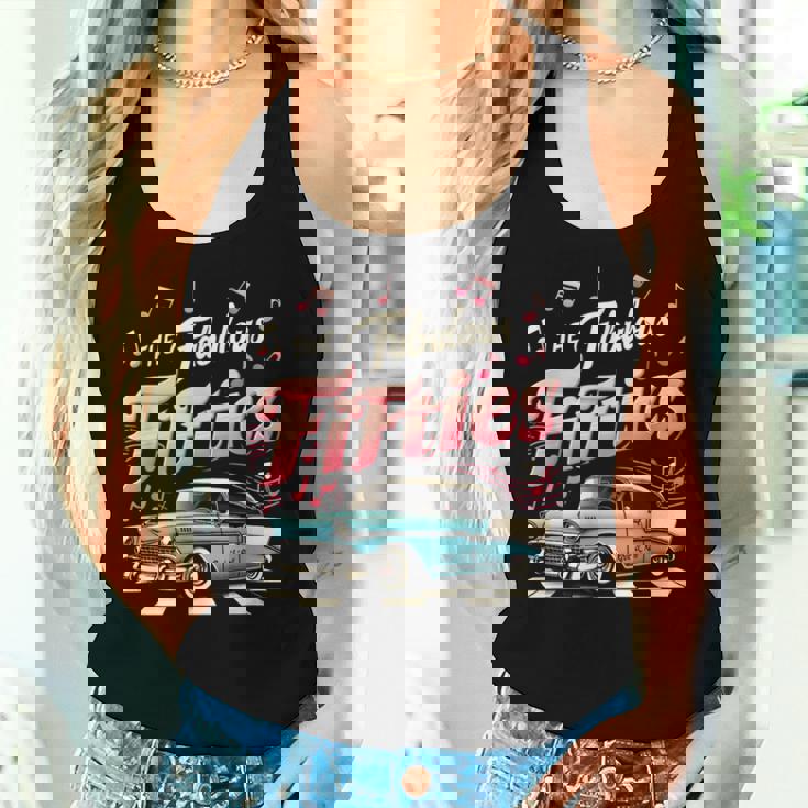 50S ロカビリー 1950年代 The Fabulous Fifties ロックンロール レディースタンクトップ 彼女への贈り物