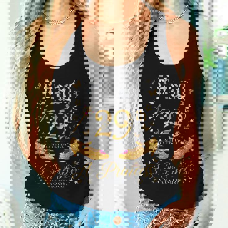 5月29日 プリンセスが生まれた 5月29日 誕生日 女の子 長袖tシャツ レディースタンクトップ 彼女への贈り物