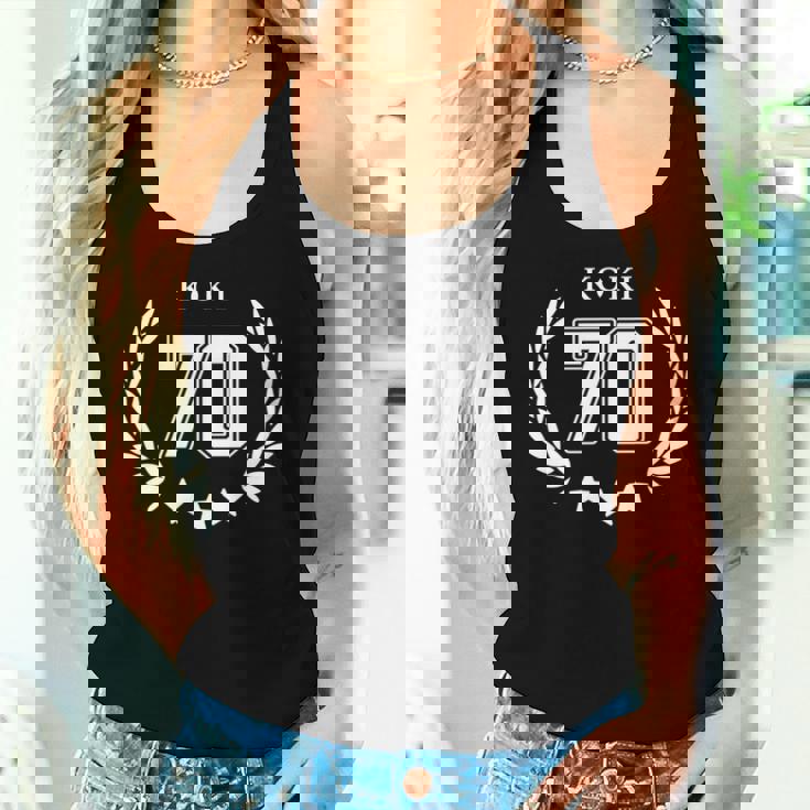 70 歳 古希 祝い 70歳 70才 お祝い 男性 女性 古希祝い ギフト 贈り物 父 母 こき 誕生日 紫 長袖tシャツ レディースタンクトップ 彼女への贈り物