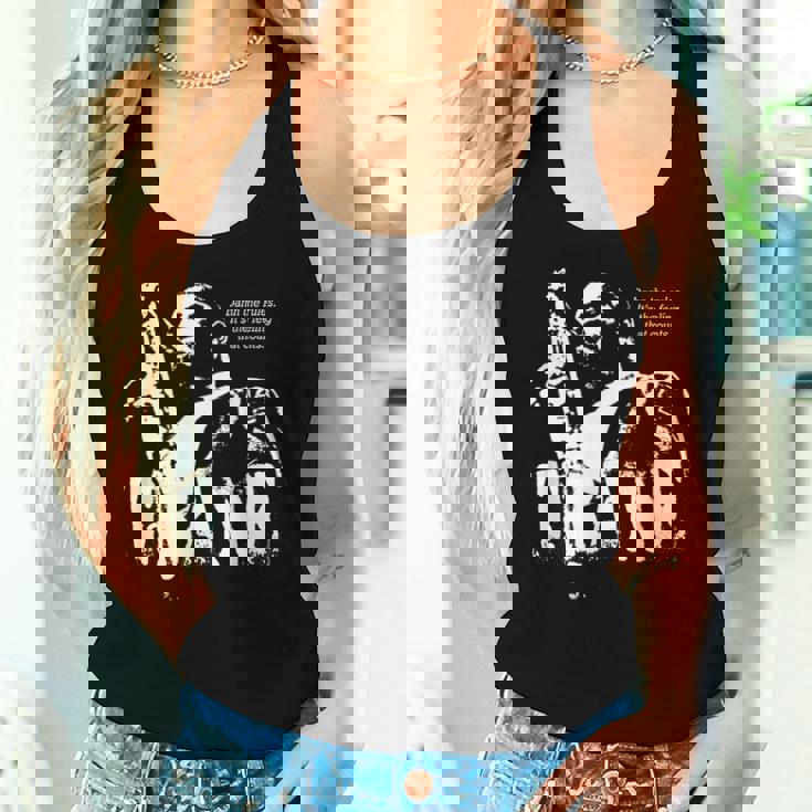 Coltrane Jazz Wisdomaxophonist Musician 1色 レディースタンクトップ 彼女への贈り物