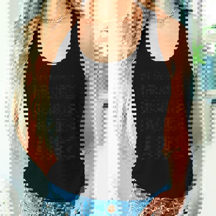 If My Grandma Had Wheelshe Would Have Been A Bike レディースタンクトップ 彼女への贈り物