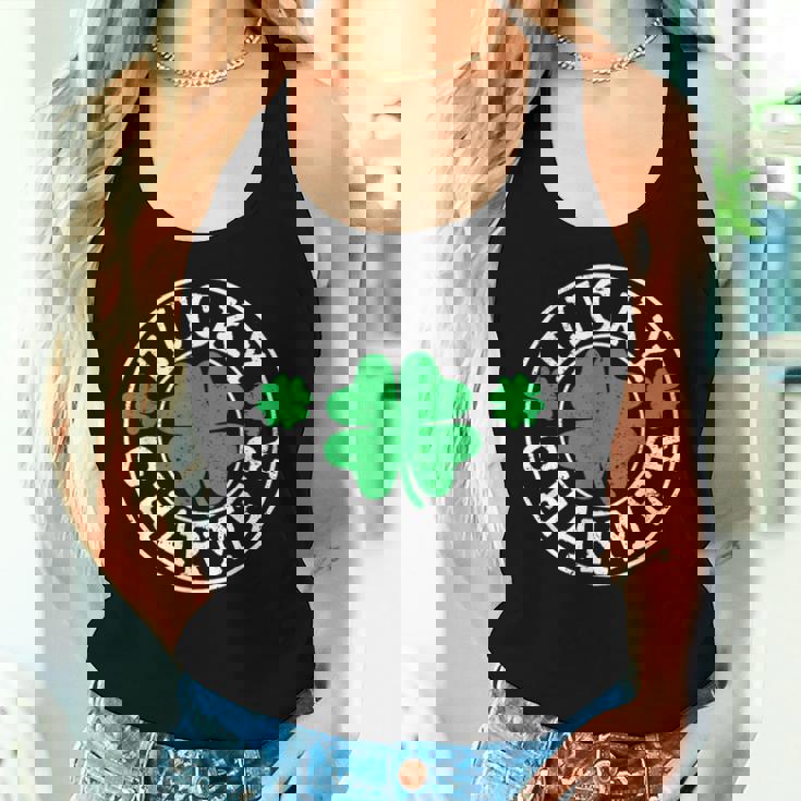 Lucky Charmer t Patrick's Day 男の子 女の子 キッズ レディースタンクトップ 彼女への贈り物