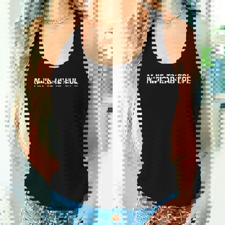 My Wifetabs People Wife Quote レディースタンクトップ 彼女への贈り物