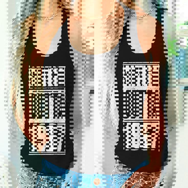 Straight Outta 1967 Womenintage 1967 Birth Of Birthday レディースタンクトップ 彼女への贈り物