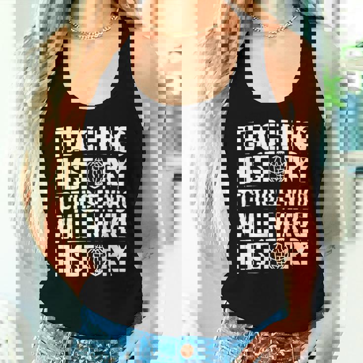 History Teacher Appreciation Teachingocialtudies レディースタンクトップ 彼女への贈り物