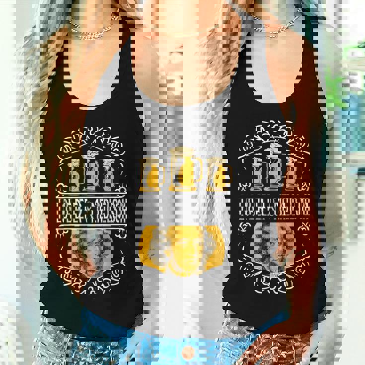 オクトーバーフェスト I Love Beer Bier & Classical Music レディースタンクトップ 彼女への贈り物