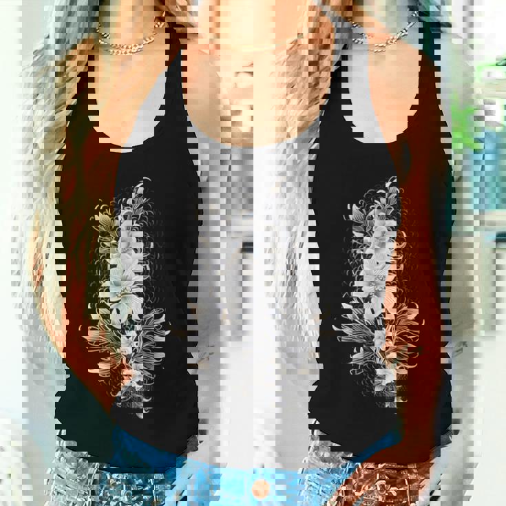 デンドロビウム 蘭 植物 花 花 蘭 恋人 レディースタンクトップ 彼女への贈り物