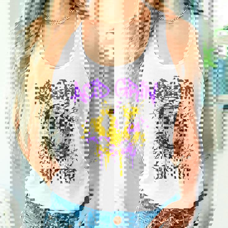 絵文字 美的 ヒップホップ Y2k 服 レトロ ヴィンテージ ストリートウェア ファッション 女性 男性 スマイリー レディースタンクトップ 彼女への贈り物