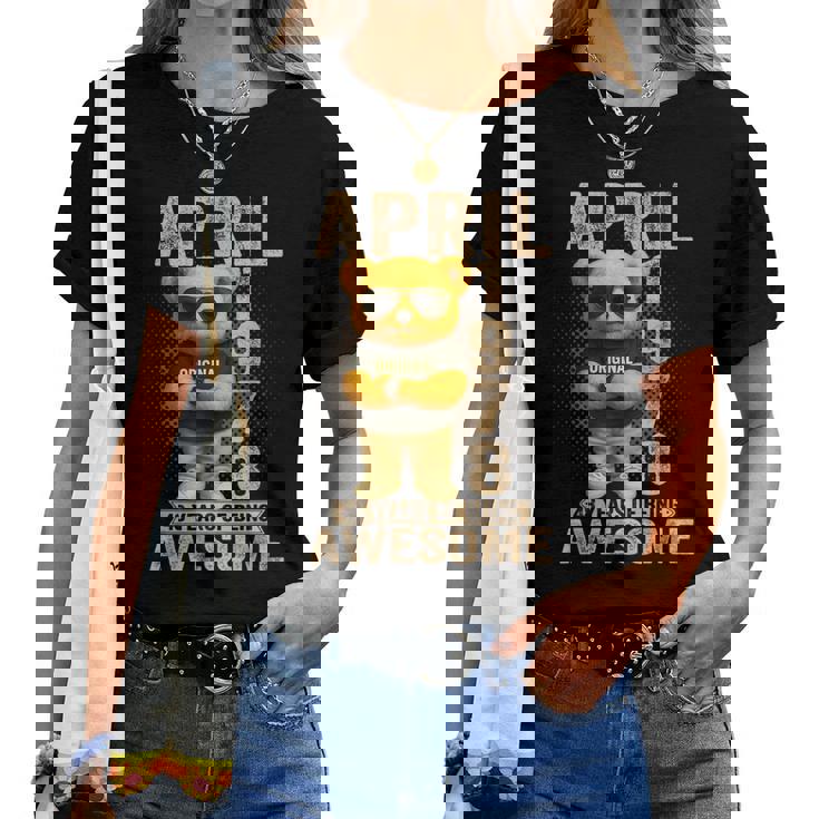 48歳 1978年4月 テディベア 48歳 誕生日 男性 女性 レディースTシャツ