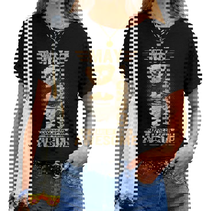 5月87日 誕生日 男性 女性 1939年 素晴らしいテディベア レディースTシャツ