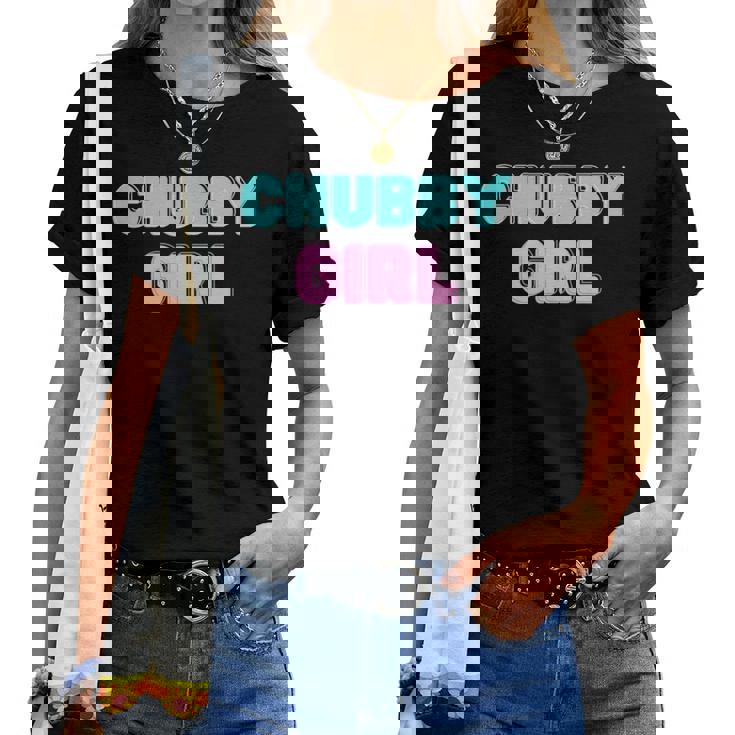 Chubby Girl 長袖tシャツ レディースTシャツ