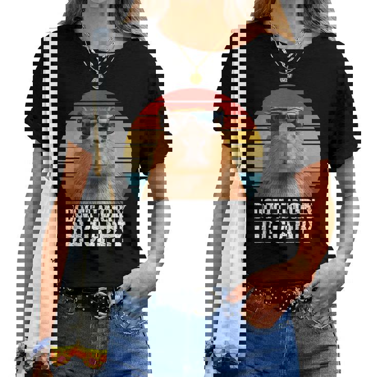 Capybara Be Cappy For Adults Capybara Love Women T-shirt