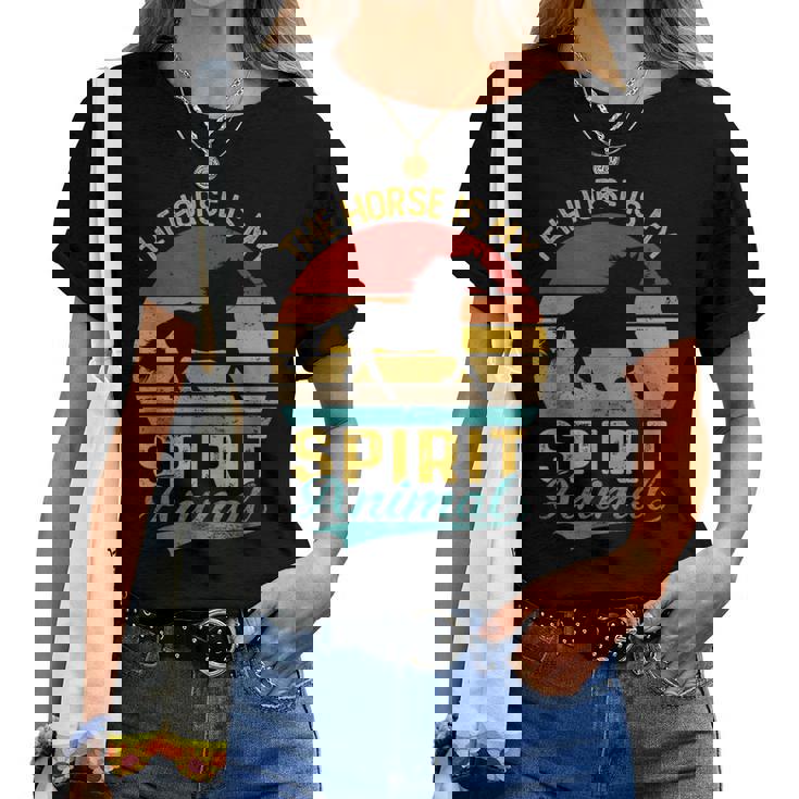 The Horse Is Mypirit アニマルシャツ entage Horse レディースTシャツ