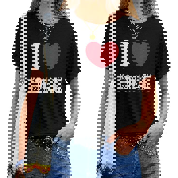 I Love Komaki アイラブ小牧 レディースTシャツ