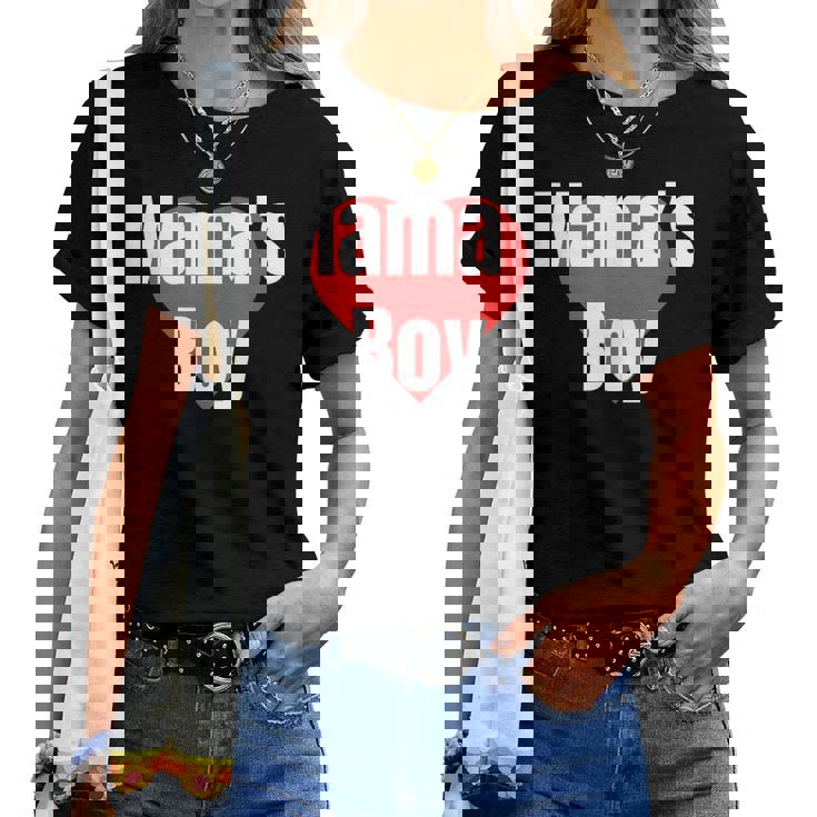 Mama's Boy おもしろグッズ服 レディースTシャツ