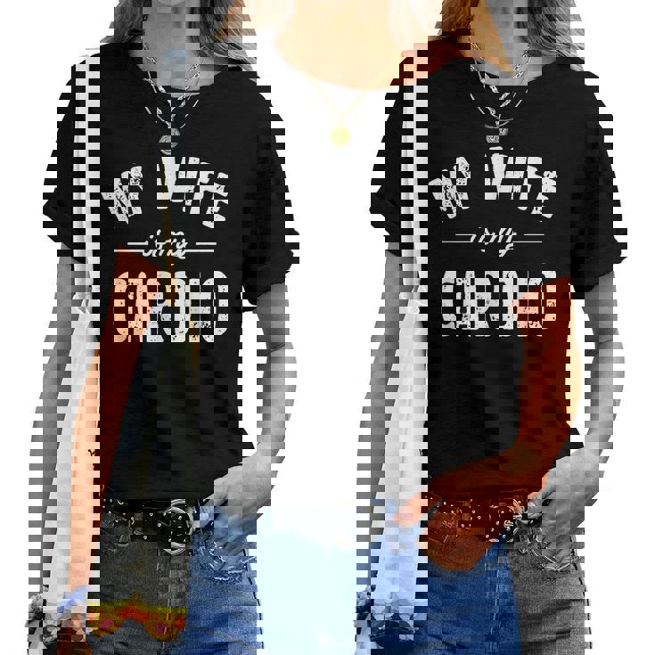 Mi Esposa Es Mi Cardio Camiseta de mujer