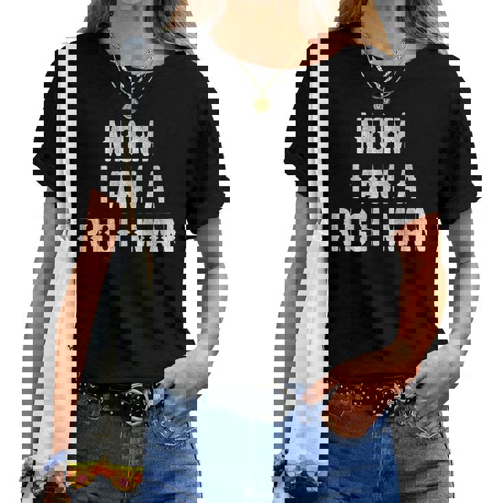 Mom I Am A Rich Man 面白い レディースTシャツ