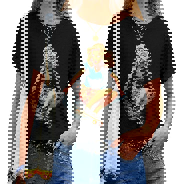 Pinup Girl スケートボード レディースTシャツ