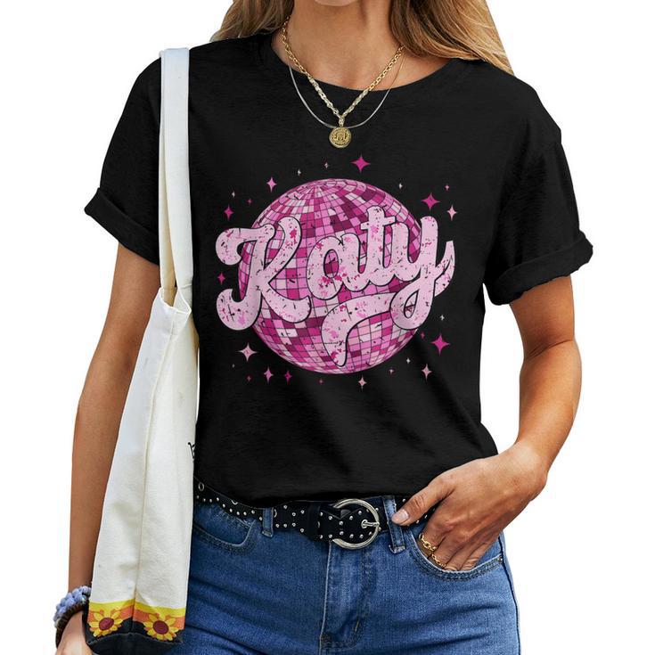 Retro Katy Nombre I Love Katy Groovy 80'Sintage Taza de café