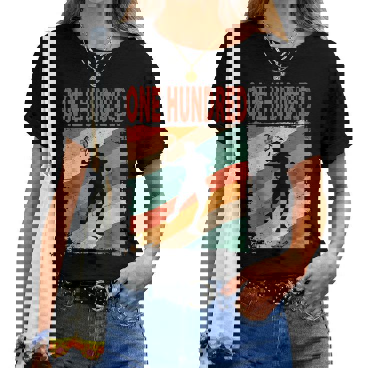 Tenis 100 Cumpleaños 100 Años Hombre Camiseta de mujer