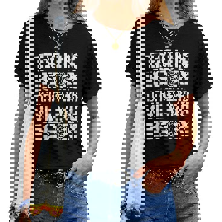 History Teacher Appreciation Teachingocialtudies レディースTシャツ