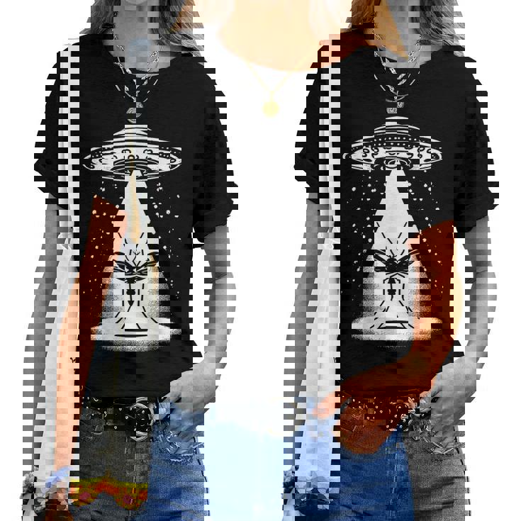 Zanzara Papà Mamma Amante Divertente Ufo Alieno Maglietta da donna