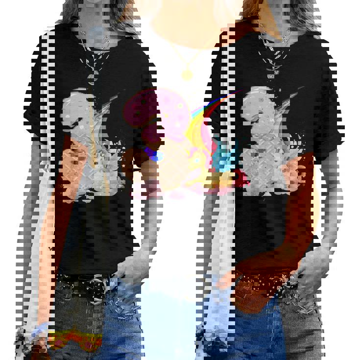 キッズ I Am 3 かわいいユニコーン 誕生日ギフト 女の子向け レディースTシャツ