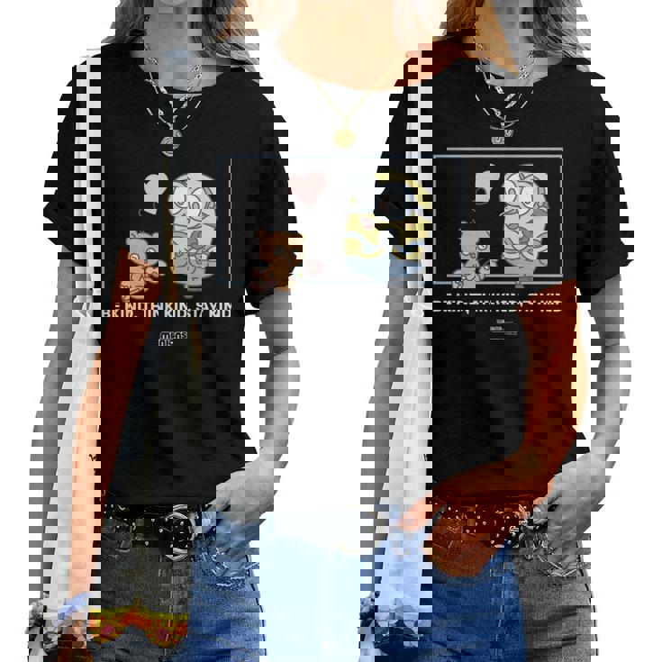 ミニオンズ ボブ&ティム Be Kind Think Kindtay Kind 長袖tシャツ レディースTシャツ