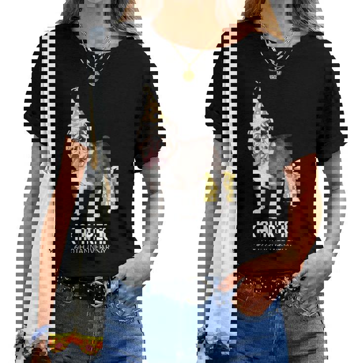 還暦祝い 犬好き 男性 女性 父 母 還暦 お祝い 60歳 かわいい 犬 ブルドッグ おしゃれ おもしろ 長袖tシャツ レディースTシャツ